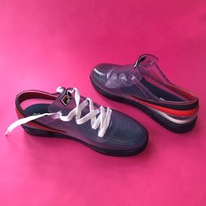 Melissa x Fila Clear PVC Sneakers